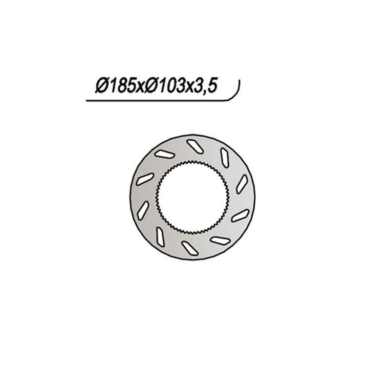 DISCO FRENO POST. AJP Enduro R 50 98/99