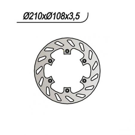 DISCO FRENO POST. AJP PR 4 Supermotard 125 04/04