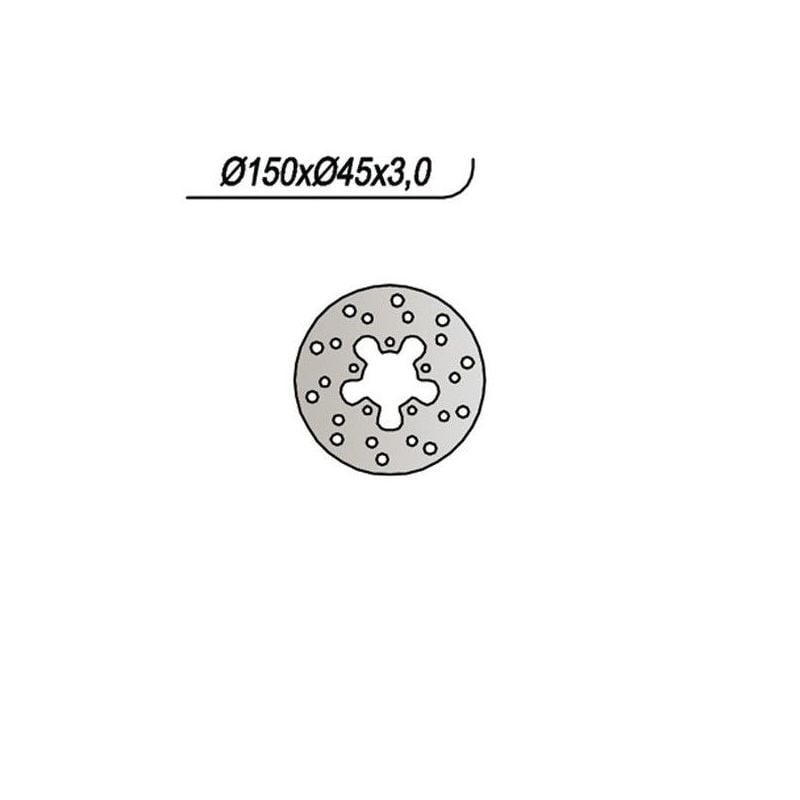 DISCO FRENO POST. ALFER Mini 50 01/02