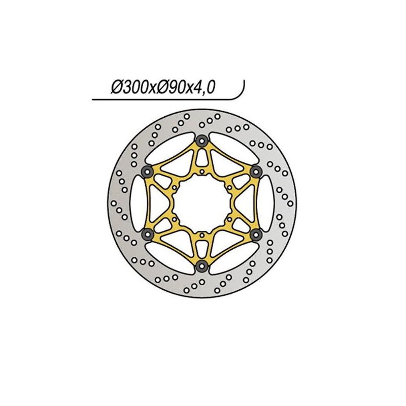 DISCO FRENO ANT. APRILIA RS4 ABS / RS4 Replica ABS 4T E4/E5 (KC000/XA00AA) 125 17/22