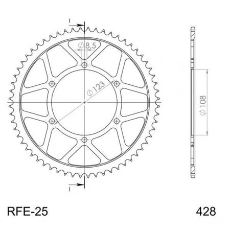 CORONA S AC P428-D60 APRILIA RS4 ABS / RS4 Replica ABS 4T E4/E5 (KC000/XA00AA) 125 17/22
