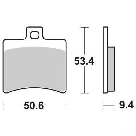 PASTIGLIA FRENO POST. APRILIA Sport City Cube/Street 125 08/14