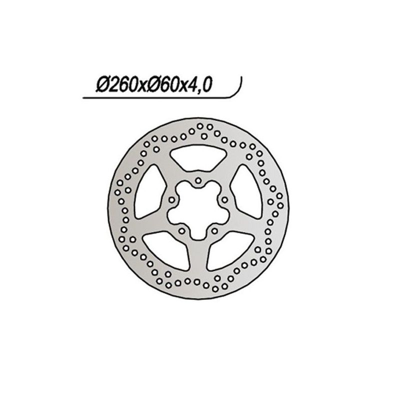 DISCO FRENO ANT. APRILIA Sport City E3 (VB002) 125 07/08