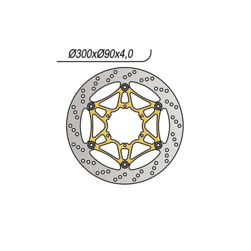 DISCO FRENO ANT. APRILIA Tuono 4T ABS E4/E5 (KCA00/XAB00) 125 17/22