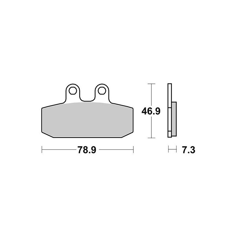 PASTIGLIA FRENO ANT. APRILIA Sport City E3 (VBA01) 200 06/08