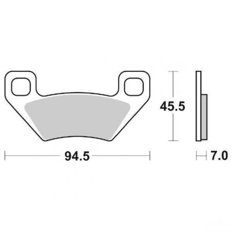 PASTIGLIA FRENO POST. ARCTIC CAT H1 EFI SE 700 08/09
