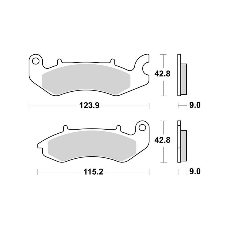 PASTIGLIA FRENO ANT. BENELLI Leoncino 125 22/22