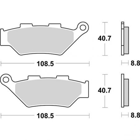 PASTIGLIE FRENO ANTERIORE BENELLI Imperiale E4/E5 400 19/20