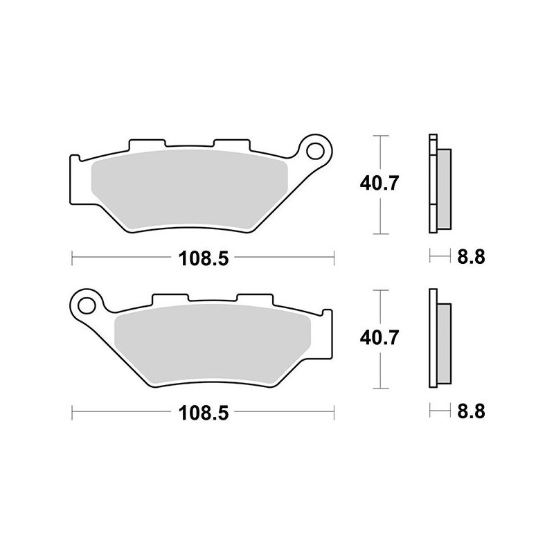 PASTIGLIA FRENO ANT. BENELLI Imperiale E4/E5 400 19/22