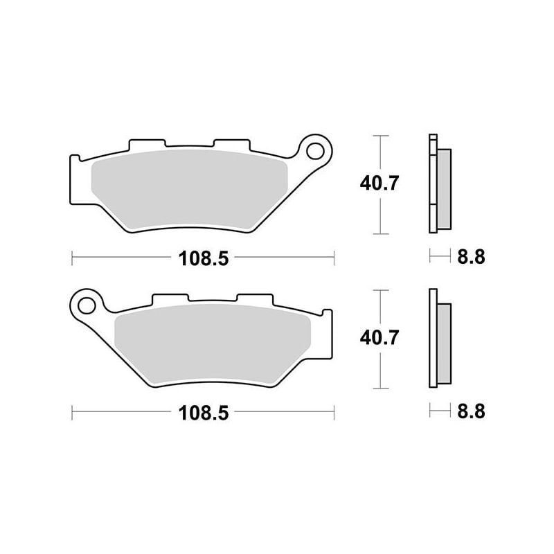 PASTIGLIA FRENO ANT. BENELLI Leoncino Trail 500 18/22