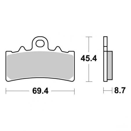PASTIGLIA FRENO ANT. BMW G GS 310 17/22