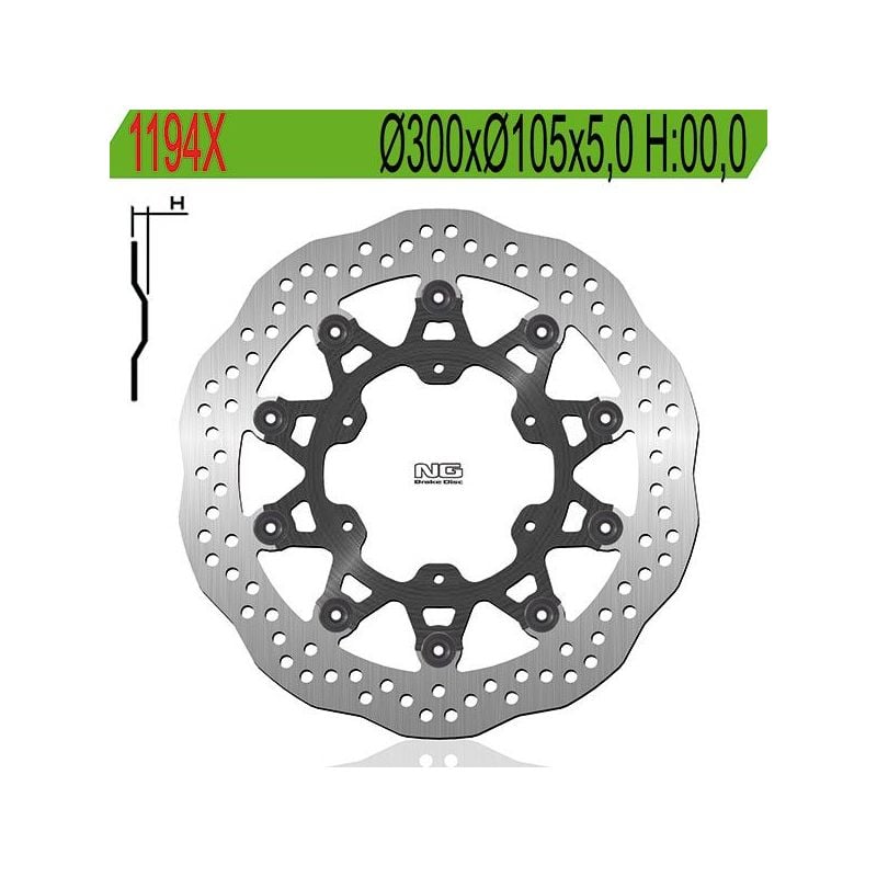 DISCO FRENO ANT. DX-SX BMW F GS Dakar (R13) 650 01/07