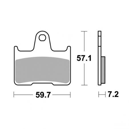 PASTIGLIA FRENO POST. BMW M RR ABS DTC 1000 21/22
