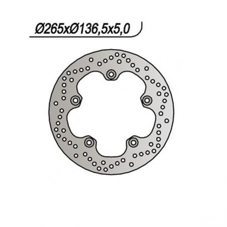 DISCO FRENO POST. BMW HP2 Enduro 1200 06/09