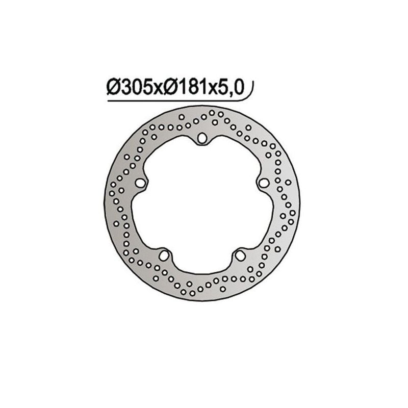 DISCO FRENO ANT. DX-SX BMW R GS 1200 13/18