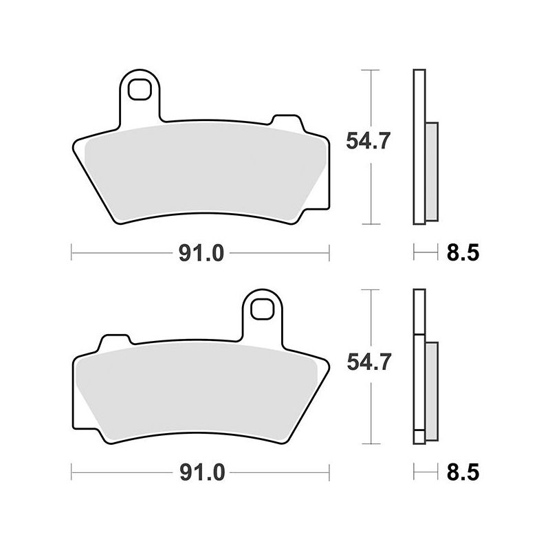 PASTIGLIA FRENO ANTERIORE BMW R18 1800 21/23