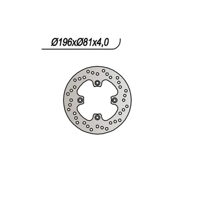 DISCO FRENO POST. BOMBARDIER-CAN AM DS, DS Baja, DS X 650 01/01