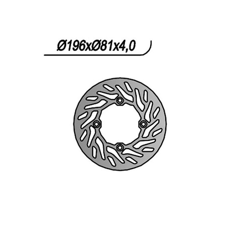 DISCO FRENO POST. BOMBARDIER-CAN AM DS, DS Baja, DS X 650 01/01