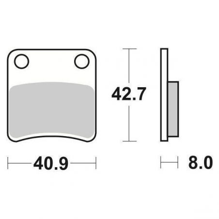 PASTIGLIA FRENO ANT. DAELIM Message 2T (GZ) 50 98/02