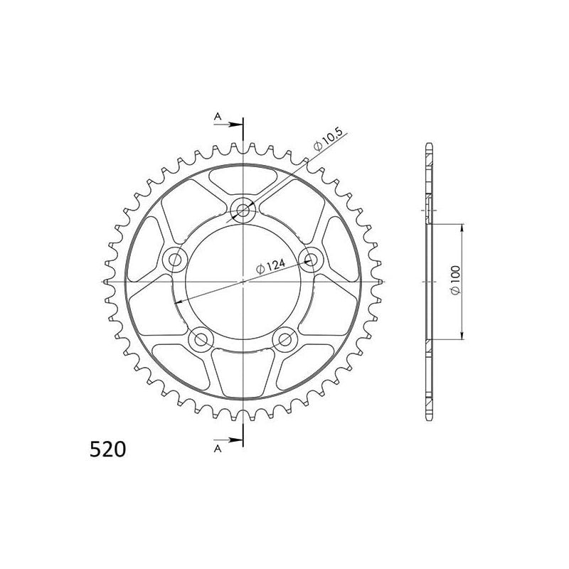 CORONA S AC P520-D46 DUCATI Scrambler Icon/ Icon Dark /Full Throttle (Ruote Lega) 800 15/22