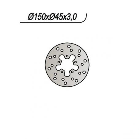 DISCO FRENO POST. FACTORY Phantom R12 50 04/05