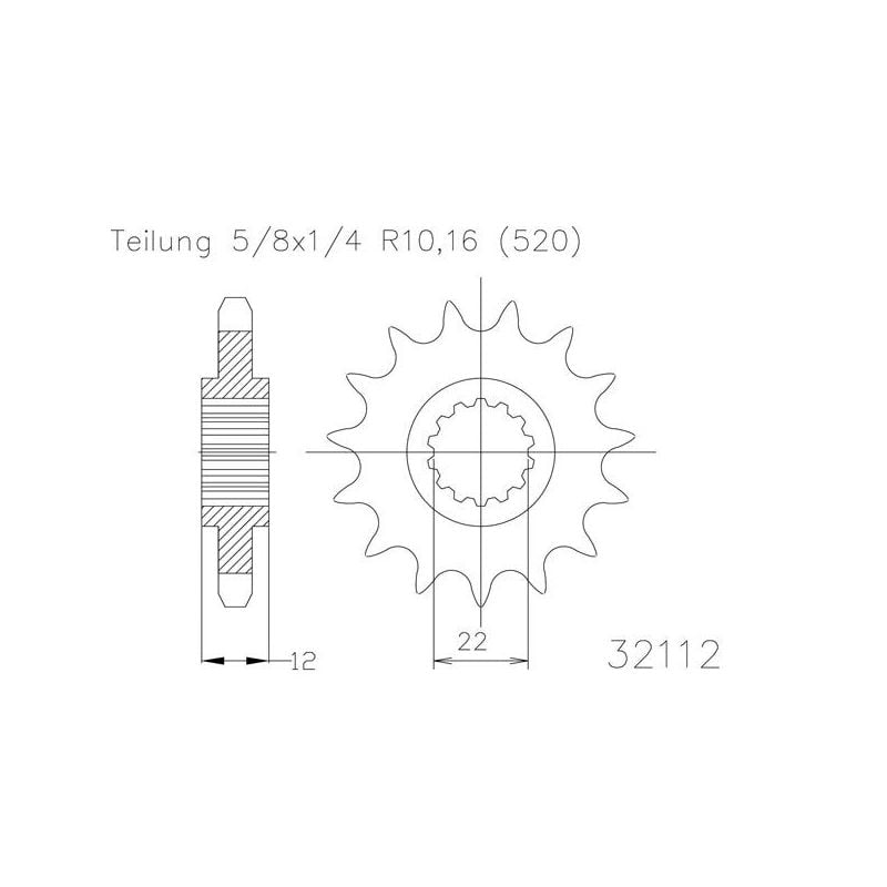 PIGNONE S AC P520-D14 FANTIC MOTOR Caballero Rally ABS 500 19/20