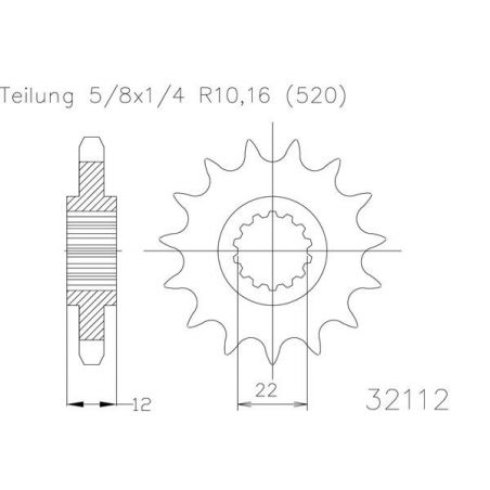 PIGNONE S AC P520-D14 FANTIC MOTOR Caballero Rally ABS 500 19/20