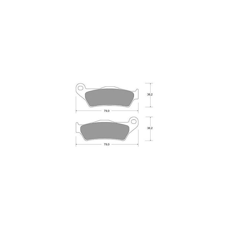 PASTIGLIA FRENO ANT. GAS GAS EC 2T 250 97/99