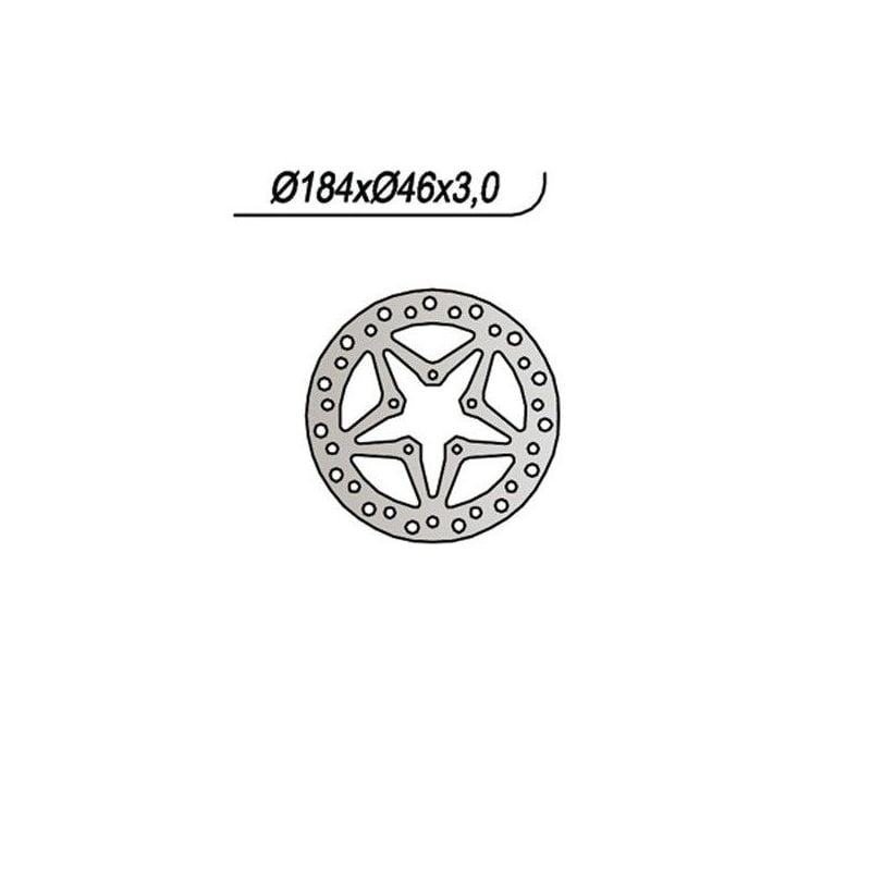 DISCO FRENO ANT. HM - VENT Baja 10 / 10 Senior 50 03/05