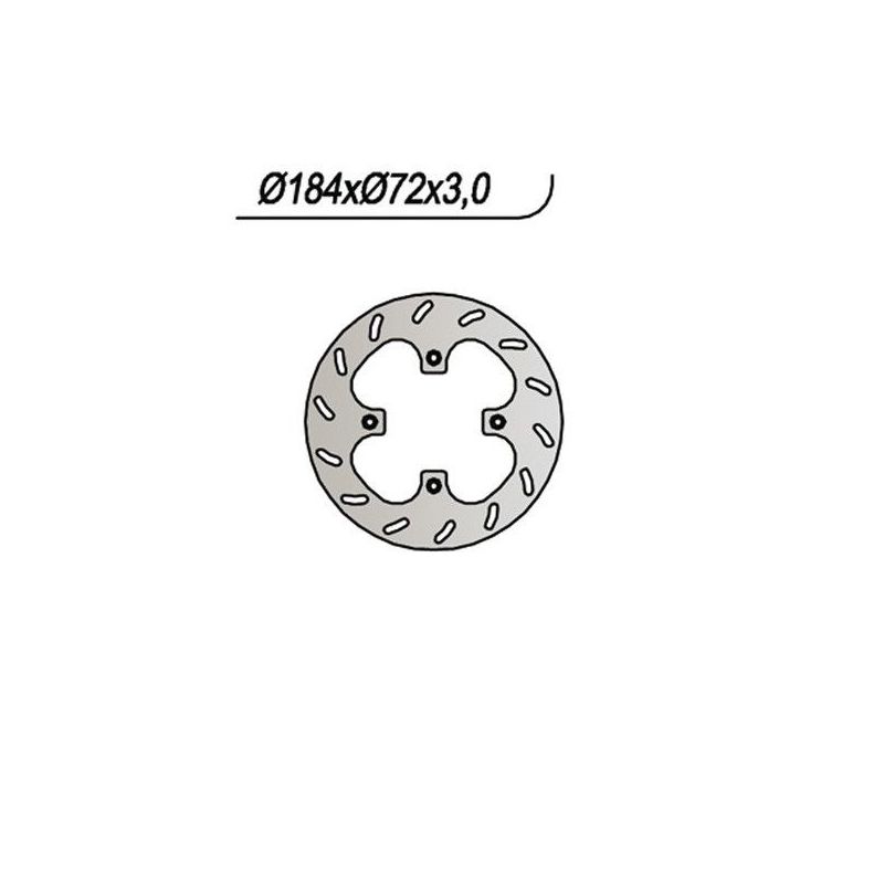 DISCO FRENO ANT. HM - VENT Baja 12 50 01/02