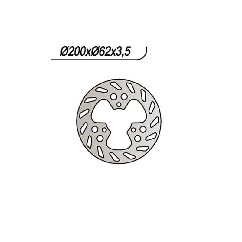 DISCO FRENO POST. HM - VENT CRE Derapage 50 01/02