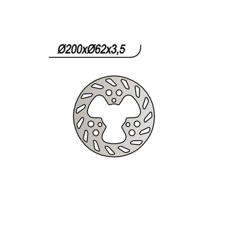 DISCO FRENO POST. HM - VENT CRE Derapage 50 01/02