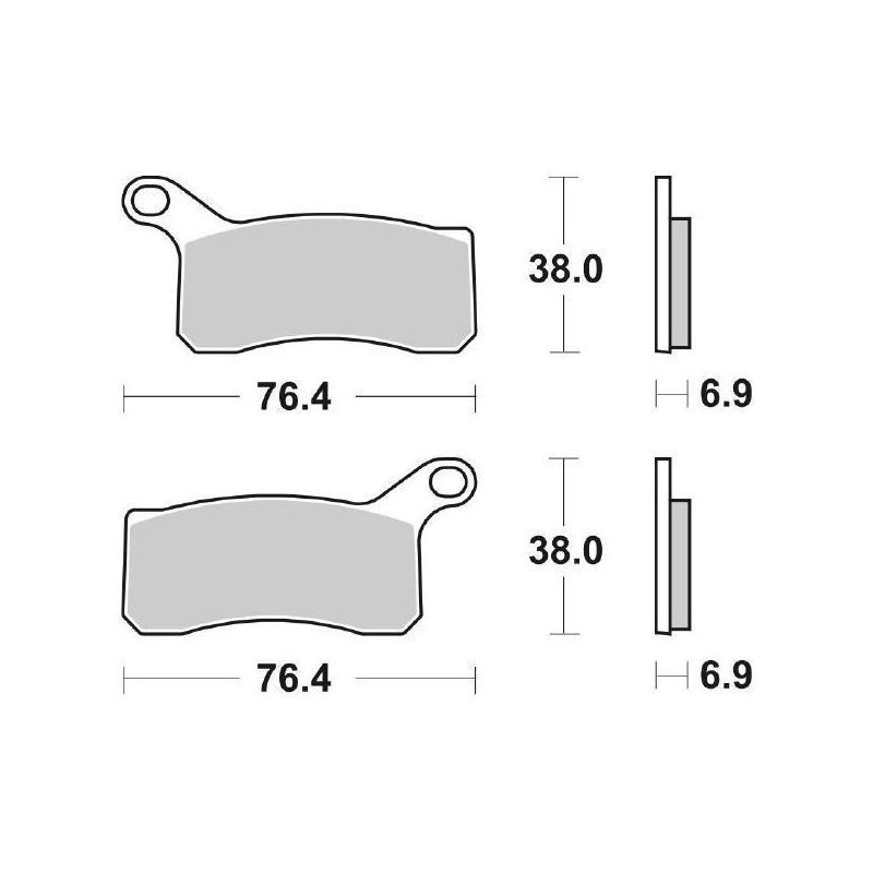 PASTIGLIA FRENO ANT. HM - VENT CRE Derapage Competition 50 09/10