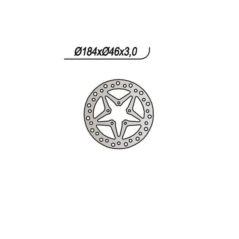 DISCO FRENO ANT. HM - VENT CRX 10 / 10 Junior 50 03/05