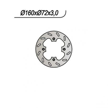 DISCO FRENO POST. HM - VENT CRX 12 50 01/02