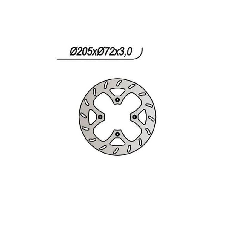 DISCO FRENO ANT. HM - VENT CRX 12 50 01/02