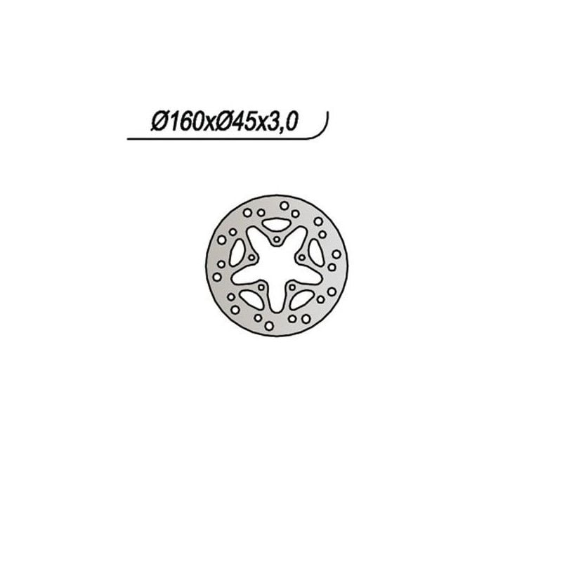 DISCO FRENO POST. HM - VENT CRX 15 50 03/05