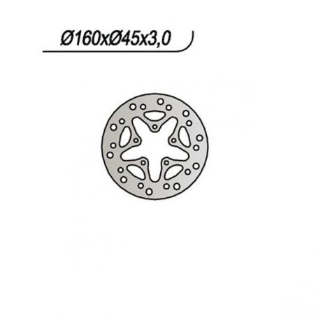 DISCO FRENO POST. HM - VENT CRX 15 50 03/05