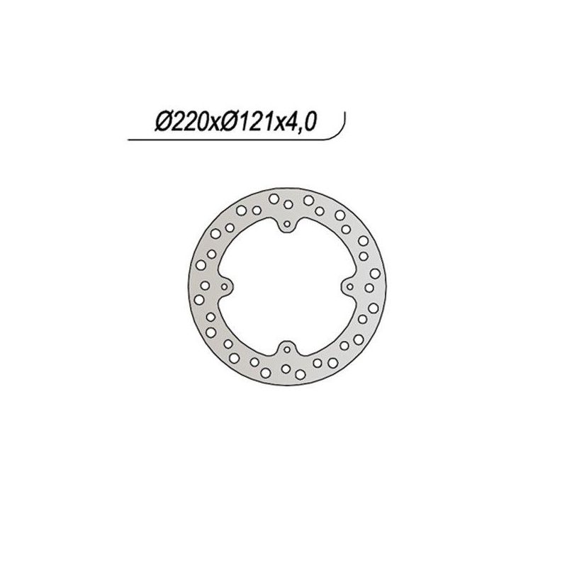 DISCO FRENO POST. HM - VENT CRE F X 4T (Yamaha) 125 08/10