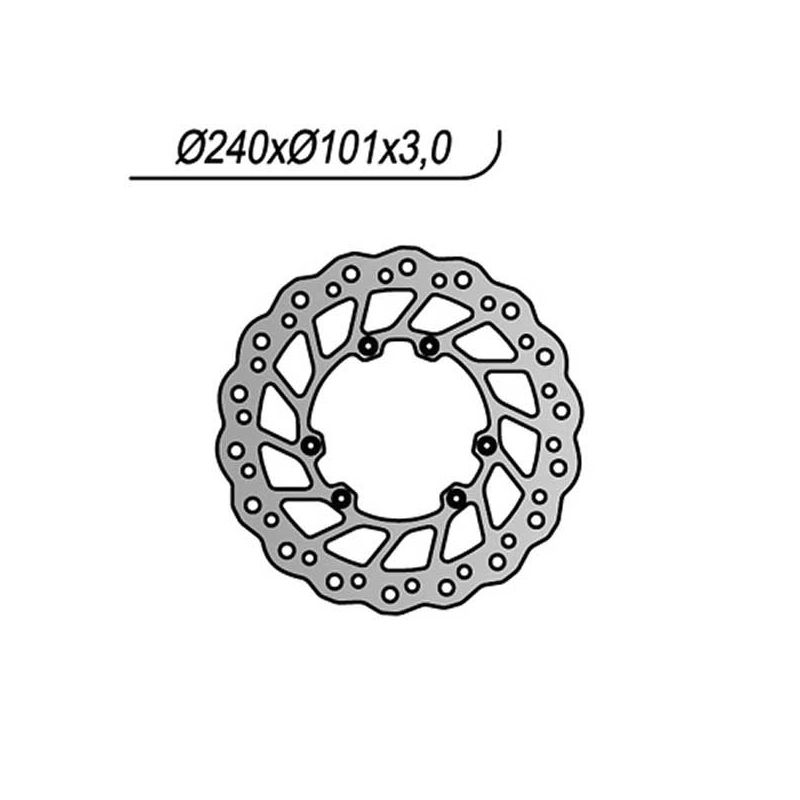 DISCO FRENO ANT. HM - VENT CRF R SM / CRMF R 250 04/09