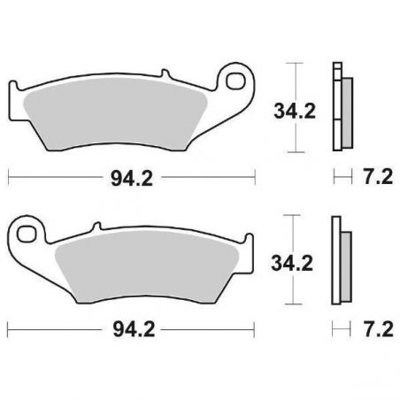 PASTIGLIA FRENO ANT. HM - VENT CRM FX IE (ZENF29XJMC) 290 07/08