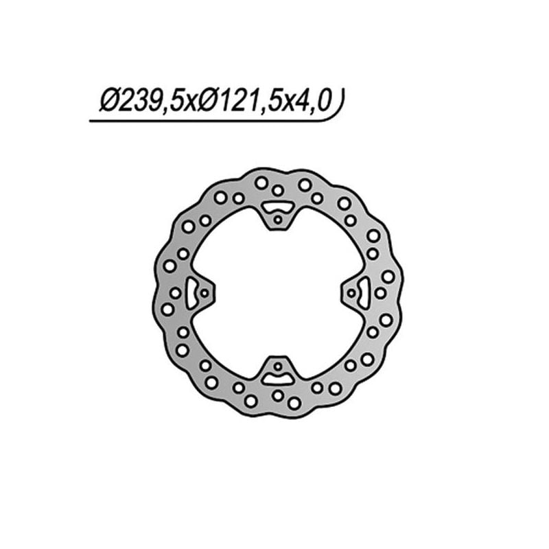 DISCO FRENO POST. HM - VENT CRE F R 450 05/09
