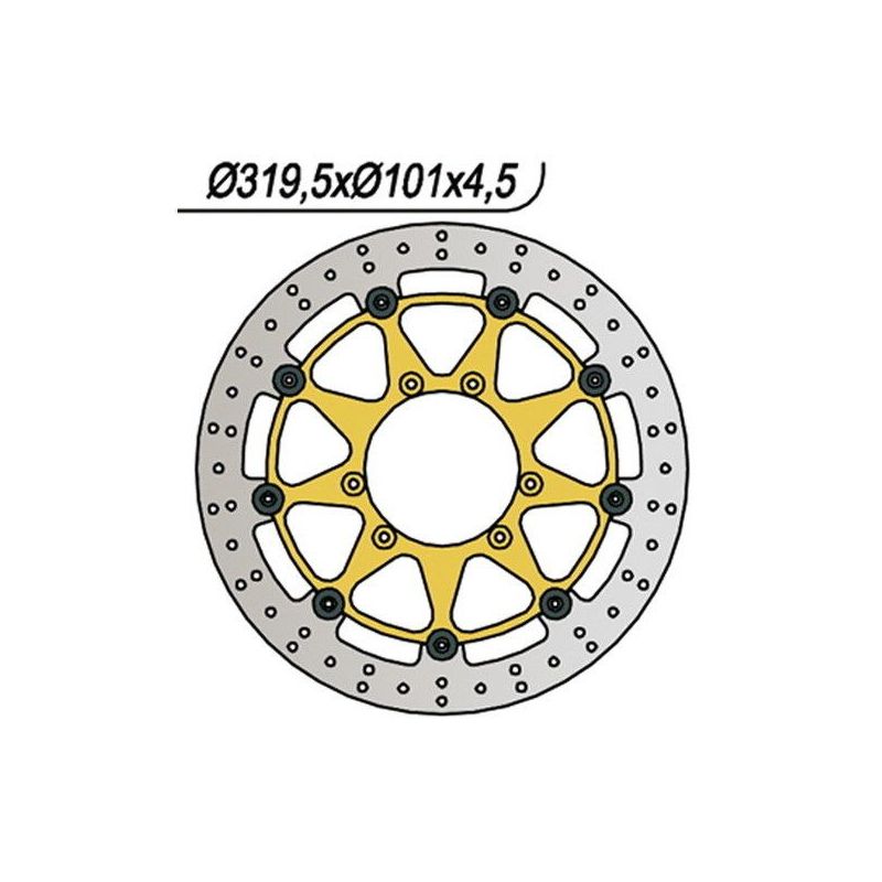 DISCO FRENO ANT. HM - VENT CRF R Supermotard 450 02/04