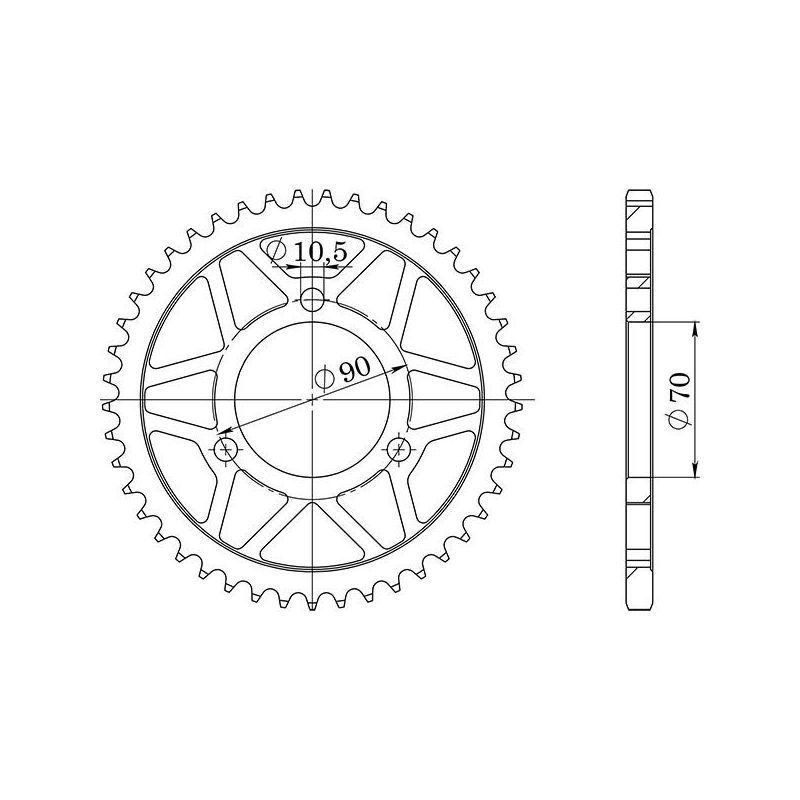 CORONA S AC P420-D47 HONDA CR R (BIG WHEEL) 80 80/80