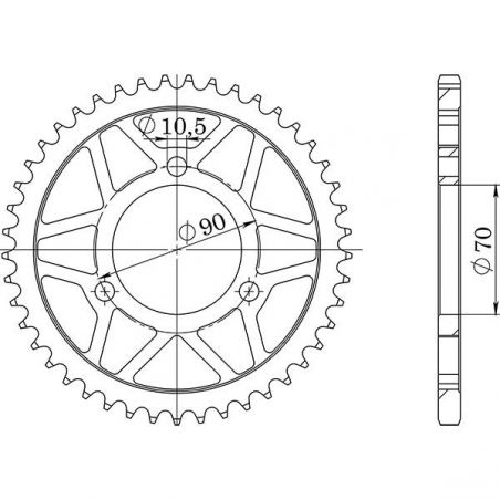 CORONA S AC P420-D47 HONDA CR R (BIG WHEEL) 80 80/80