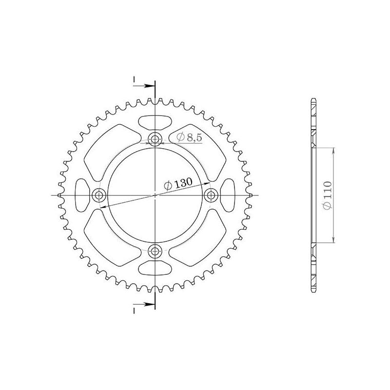 CORONA S AL P420-D49 HONDA CR R (SMALL WHEEL) 80 85/85