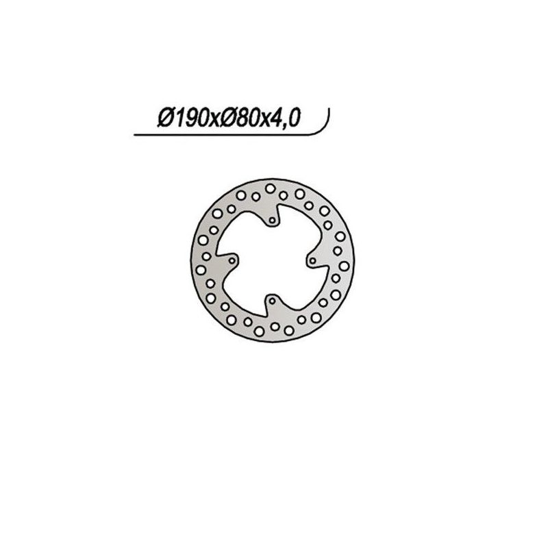 DISCO FRENO POST. HONDA CR R (SMALL WHEEL) 80 86/02