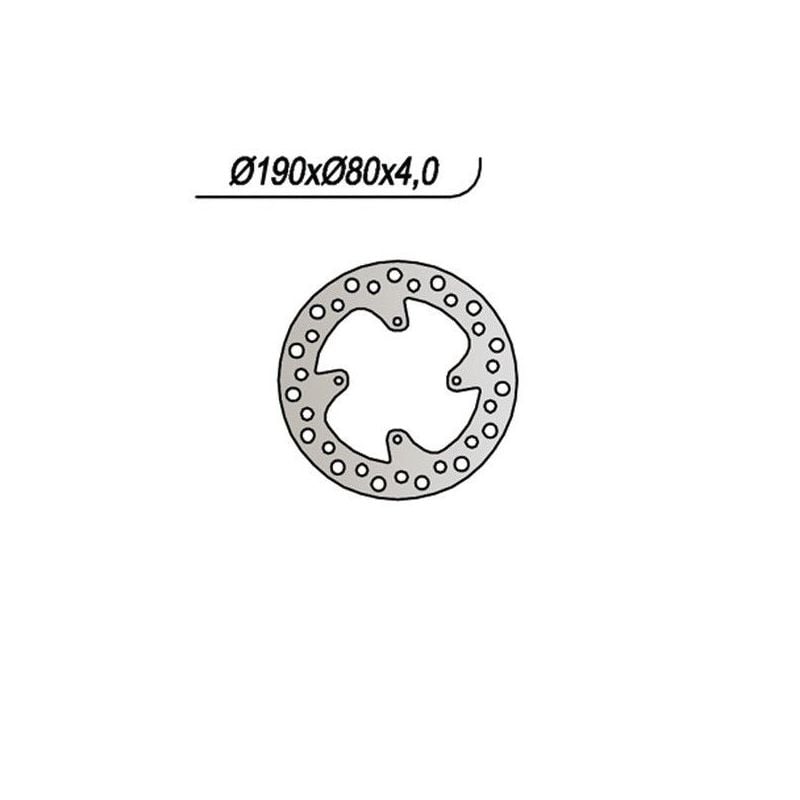 DISCO FRENO POST. HONDA CR R (SMALL WHEEL) 85 03/07