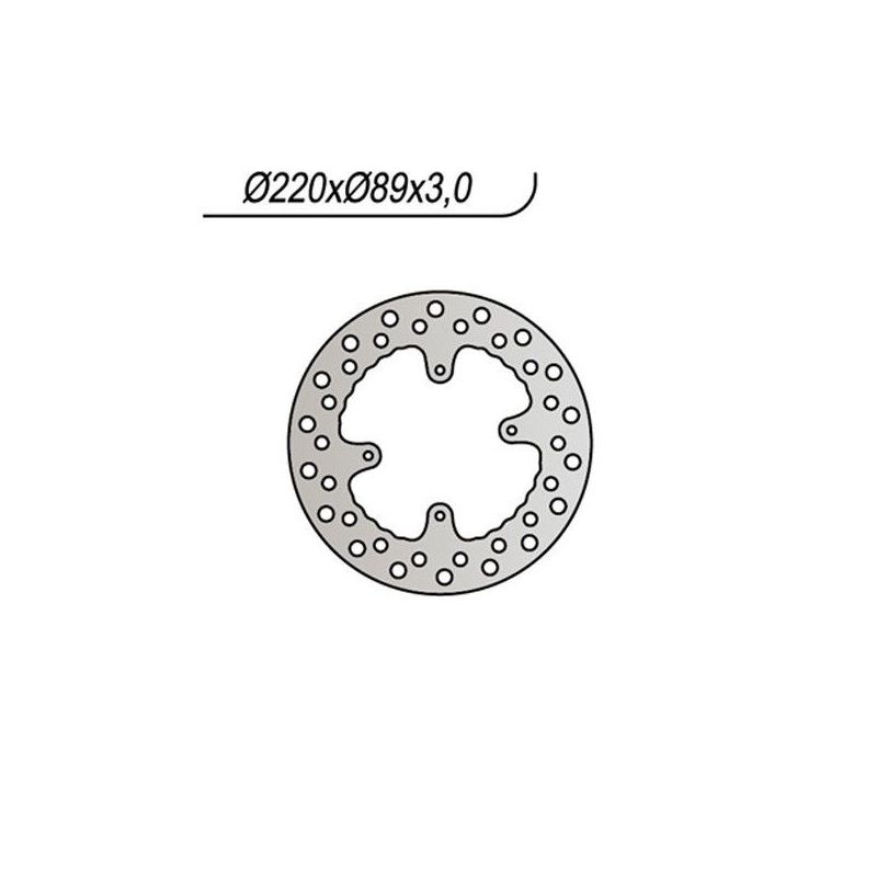DISCO FRENO ANT. HONDA CR R (SMALL WHEEL) 85 03/07