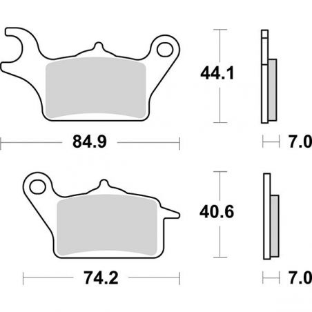 PASTIGLIA FRENO ANTERIORE HONDA NSC Vision 4T R16 110 21/21
